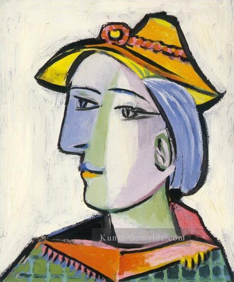 Marie Therese Walter au chapeau 1936 Kubismus Pablo Picasso Ölgemälde